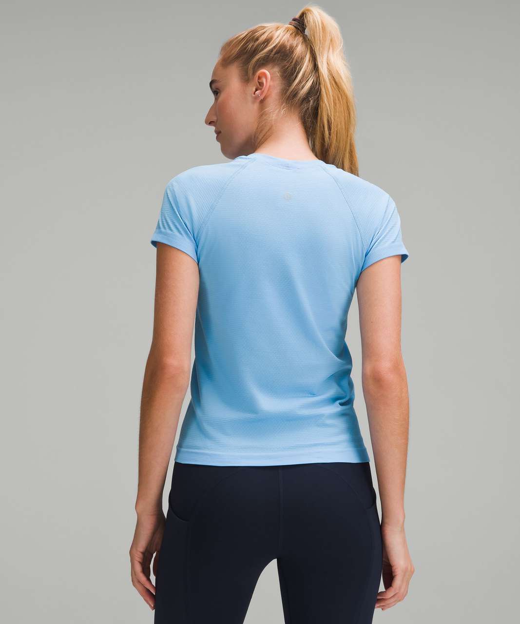 Lululemon Swiftly Tech Short-Sleeve Shirt 2.0 *Race Length - Aero Blue / Aero Blue