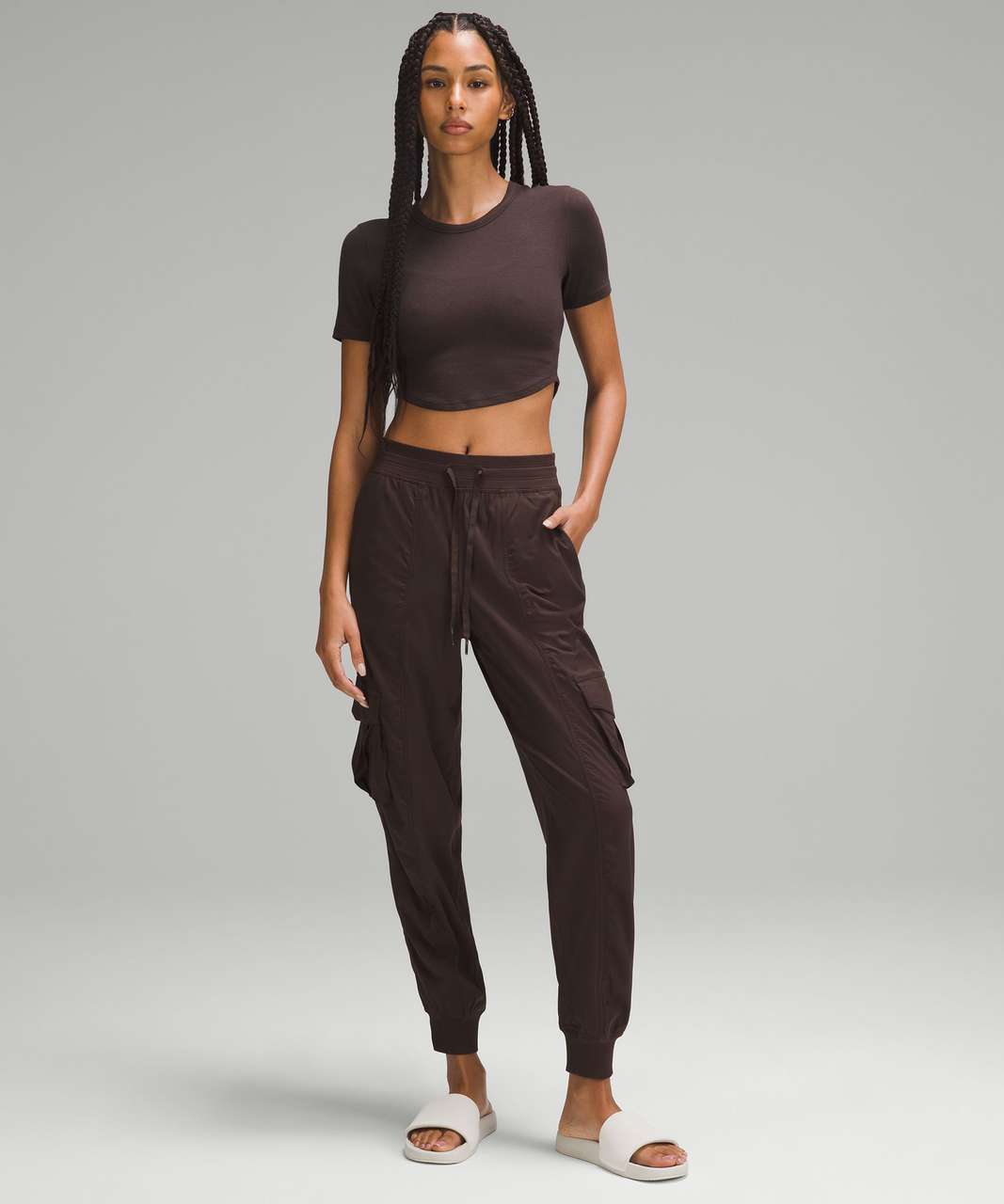 Lululemon Dance Studio Relaxed-Fit Mid-Rise Cargo Jogger - Espresso - lulu  fanatics