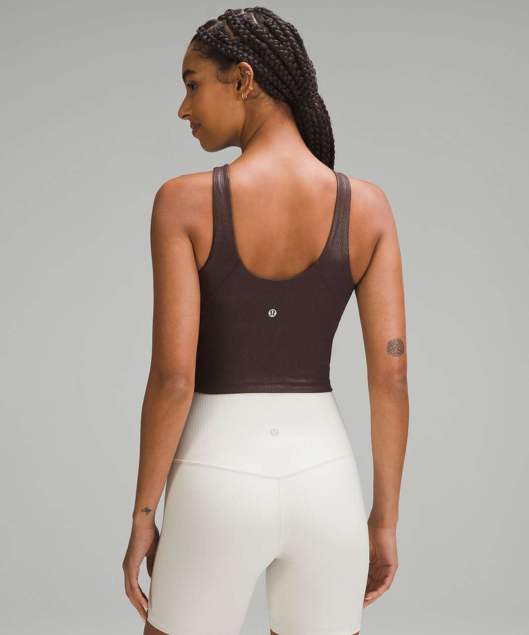 Lululemon Align™ Cropped Tank Top - Size 8 - Roasted Brown RTDB - NWT