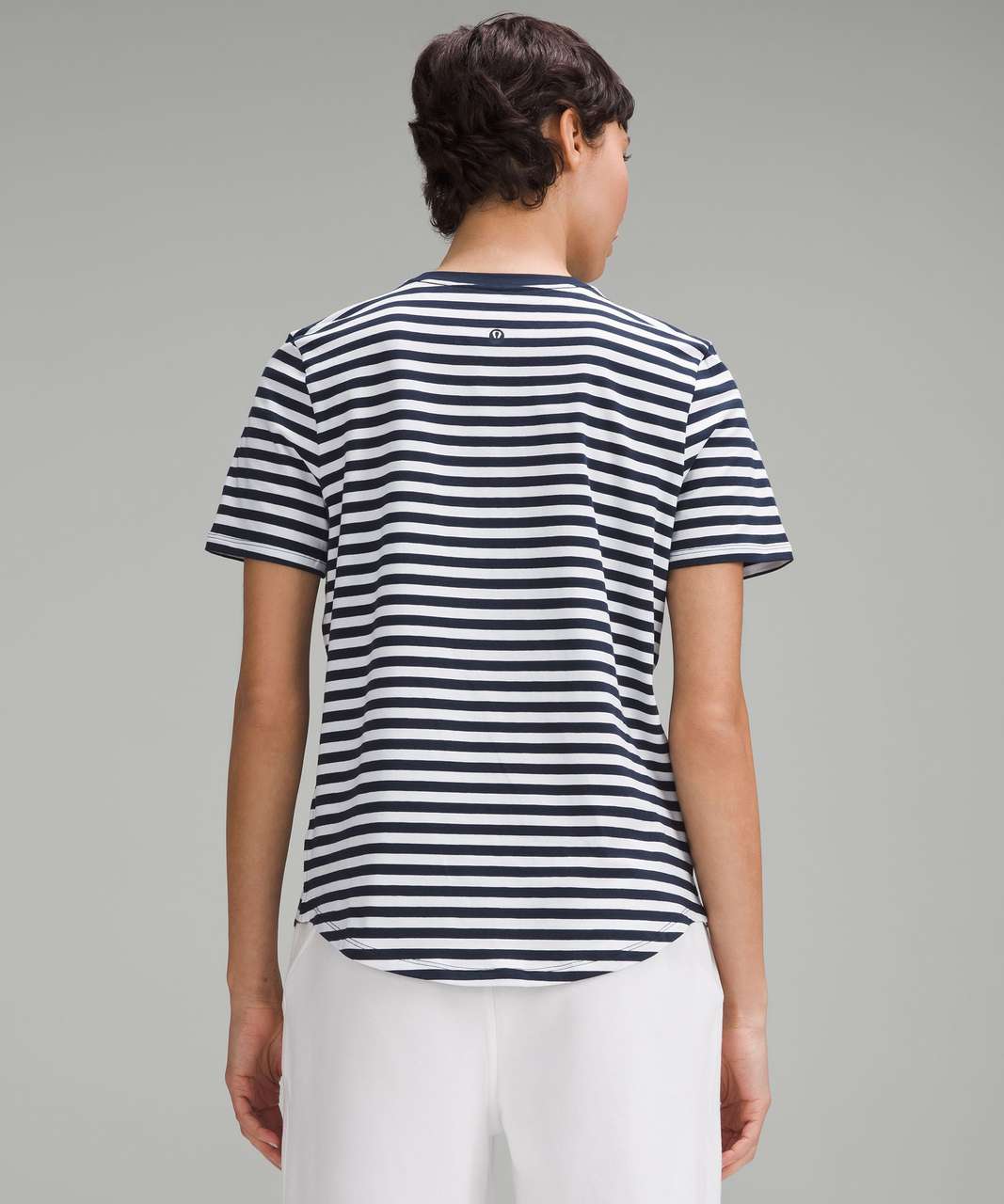 Lululemon Love Crewneck T-Shirt - True Stripe True Navy White