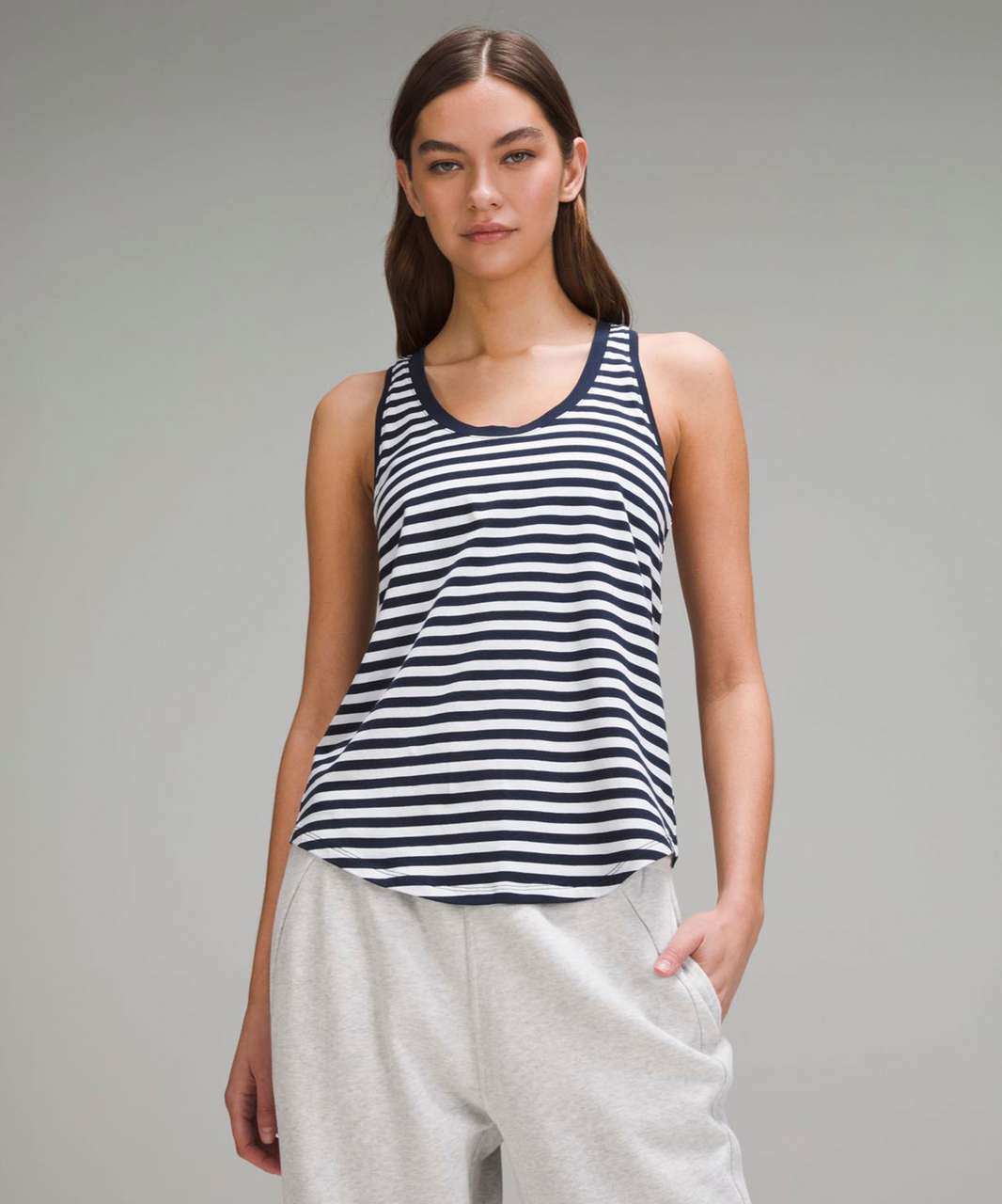 Lululemon Love Tank Top - True Stripe True Navy White - lulu fanatics