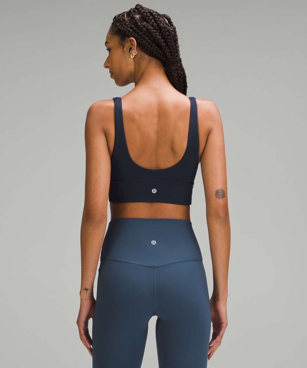 Lululemon Align V-Neck Bra *Light Support, C/D Cup - True Navy - lulu  fanatics