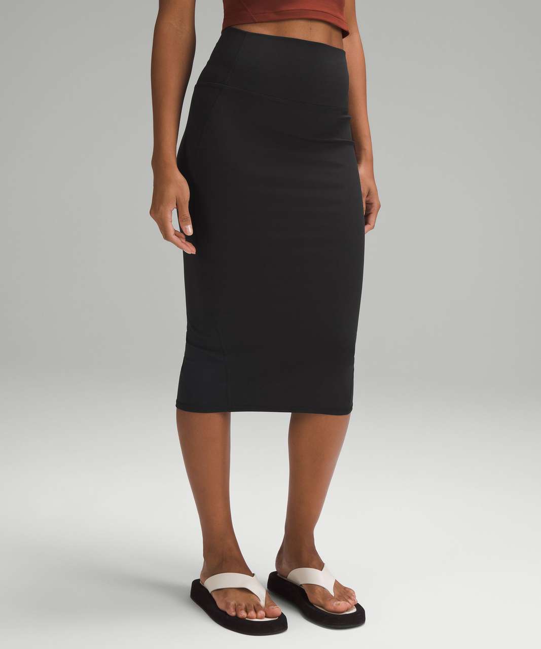 Lululemon Nulu Slim-Fit High-Rise Skirt - Black