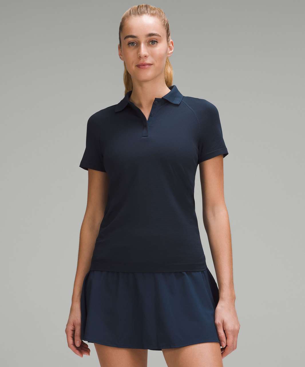 Lululemon Swiftly Tech Short-Sleeve Polo Shirt - True Navy / True Navy