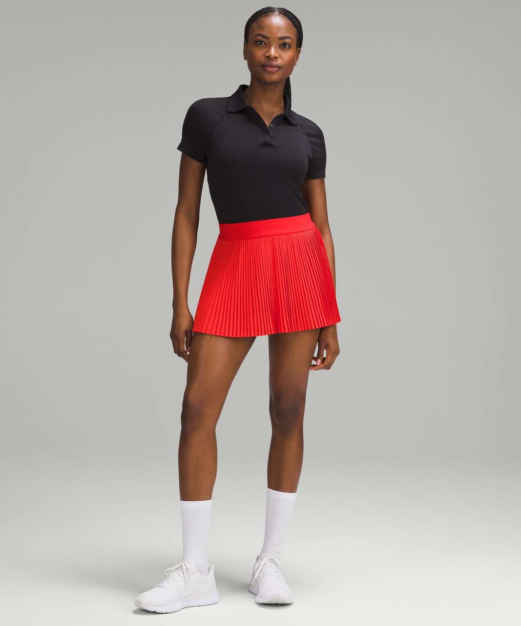Lululemon High-Rise Pleated Tennis Skirt - Hot Heat