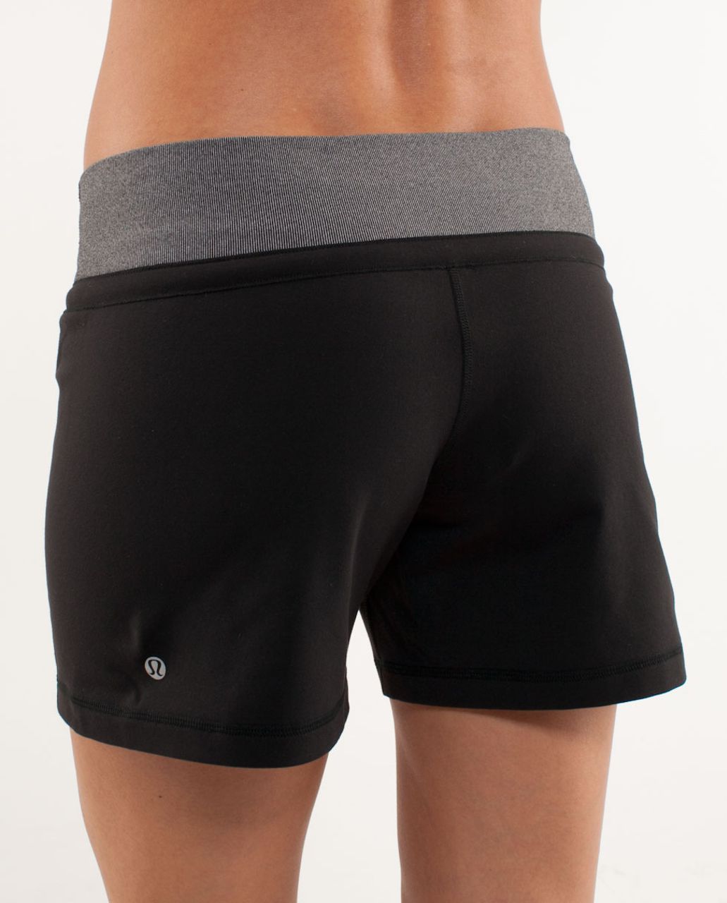 Lululemon Knock Out Short - Black / Black Microstripe - lulu fanatics