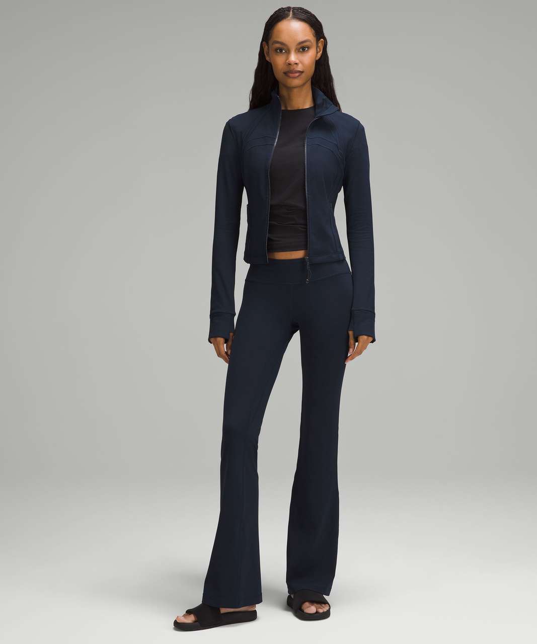 Track Define Cropped Jacket *Nulu - True Navy - 4 at Lululemon