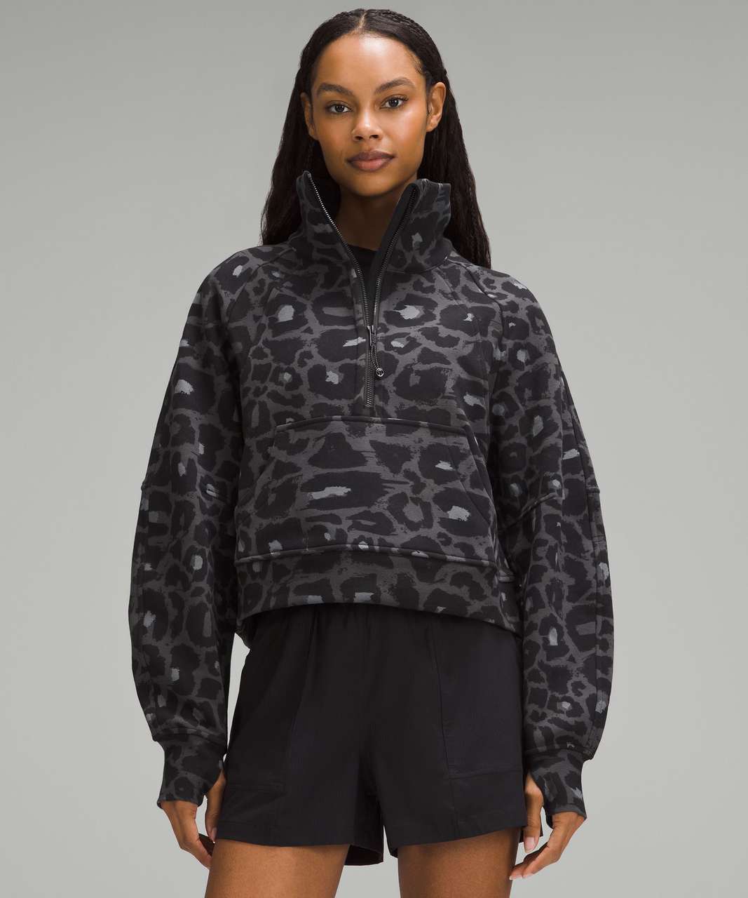 Lululemon Scuba Oversized Funnel-Neck Half Zip - Spray Lululemon Scuba Oversized Funnel-Neck Half Zip - Spray