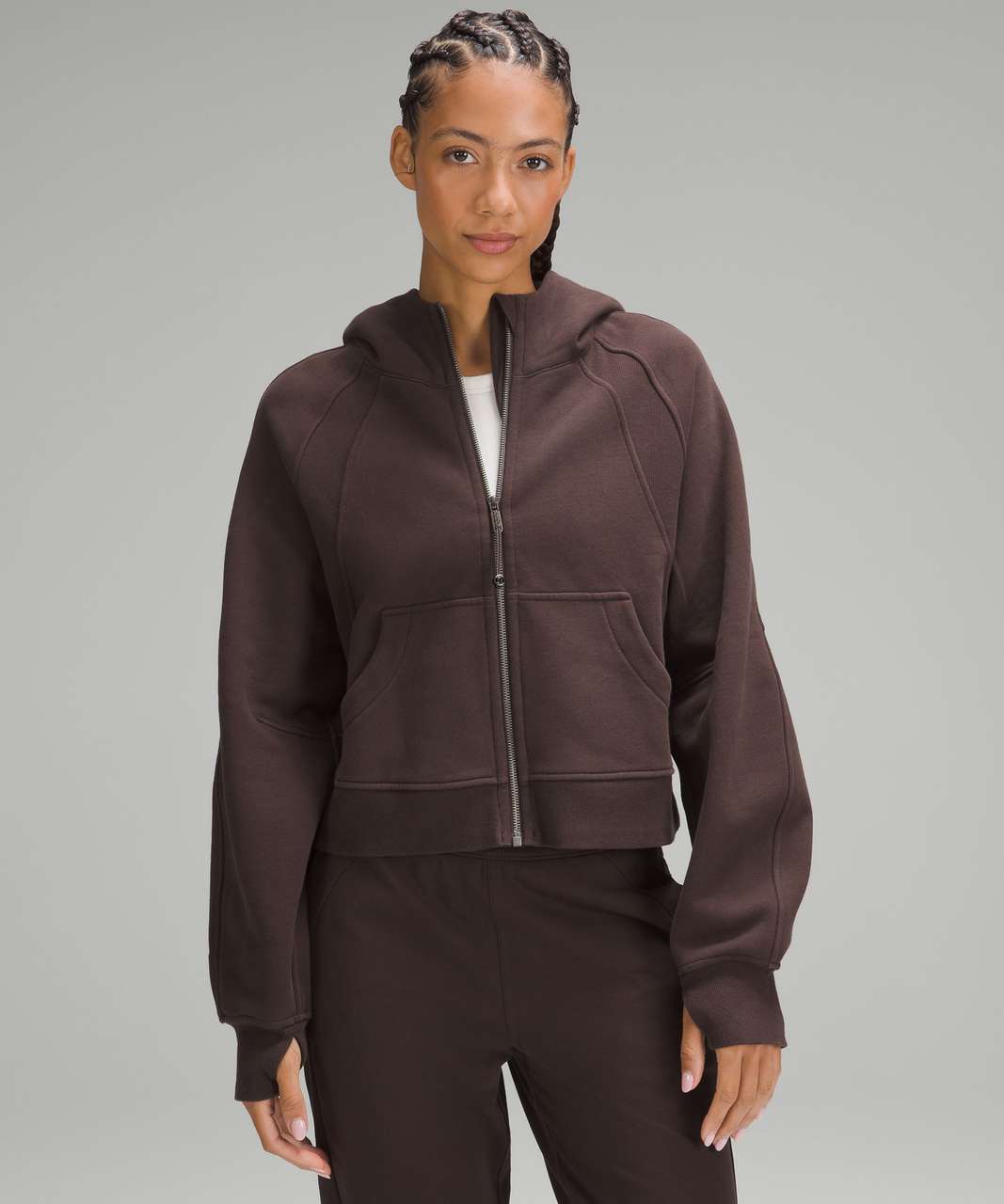 Lululemon Scuba Oversized Full-Zip Hoodie - Espresso