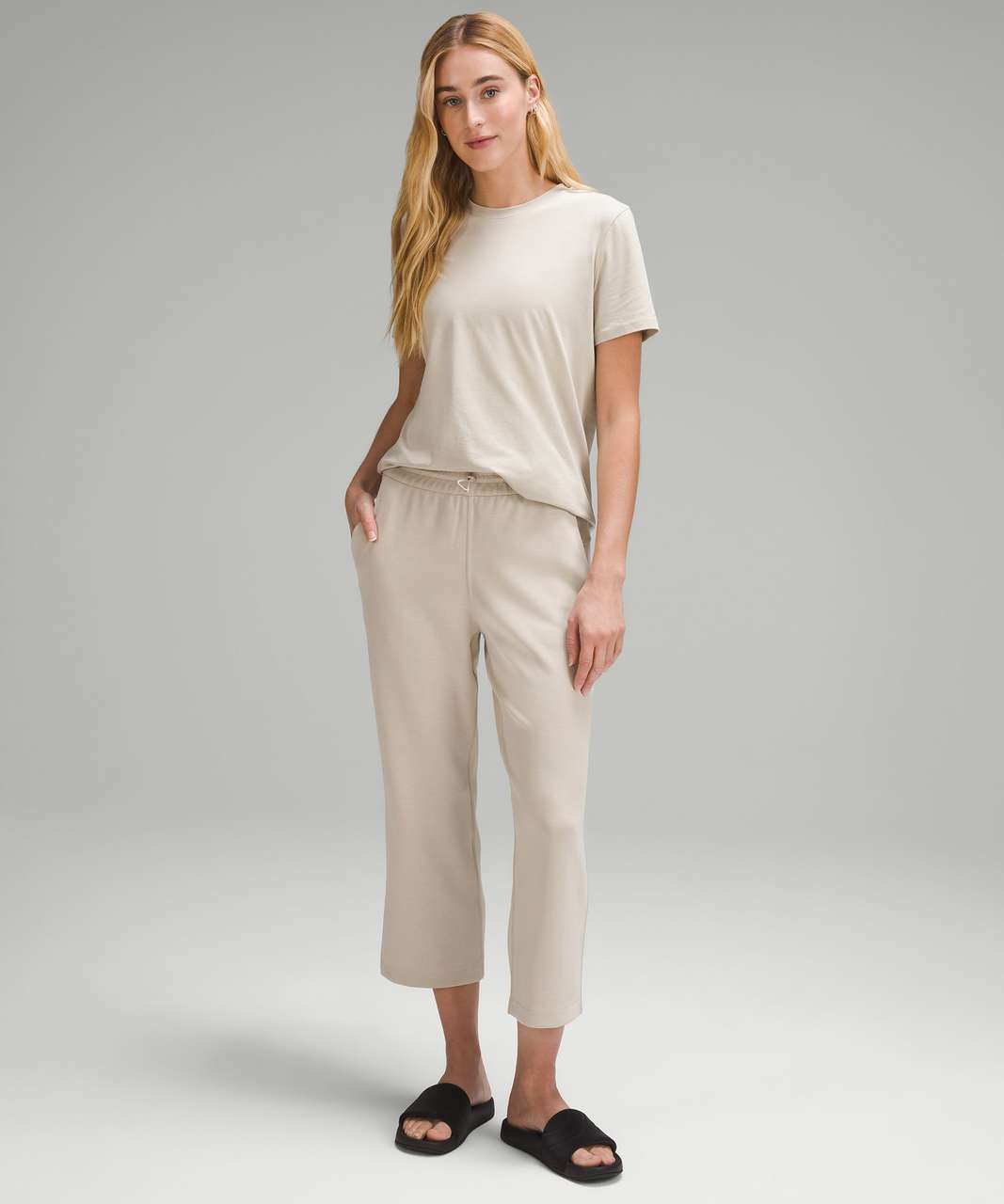 Lululemon Softstreme High-Rise Straight-Leg Cropped Pant - Mojave Tan