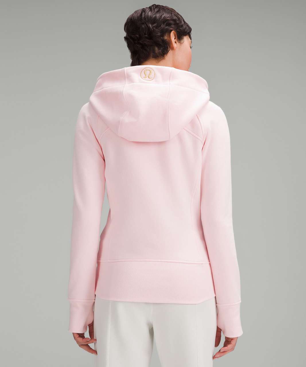 Lululemon Scuba Full-Zip Hoodie - Strawberry Milkshake / Gold