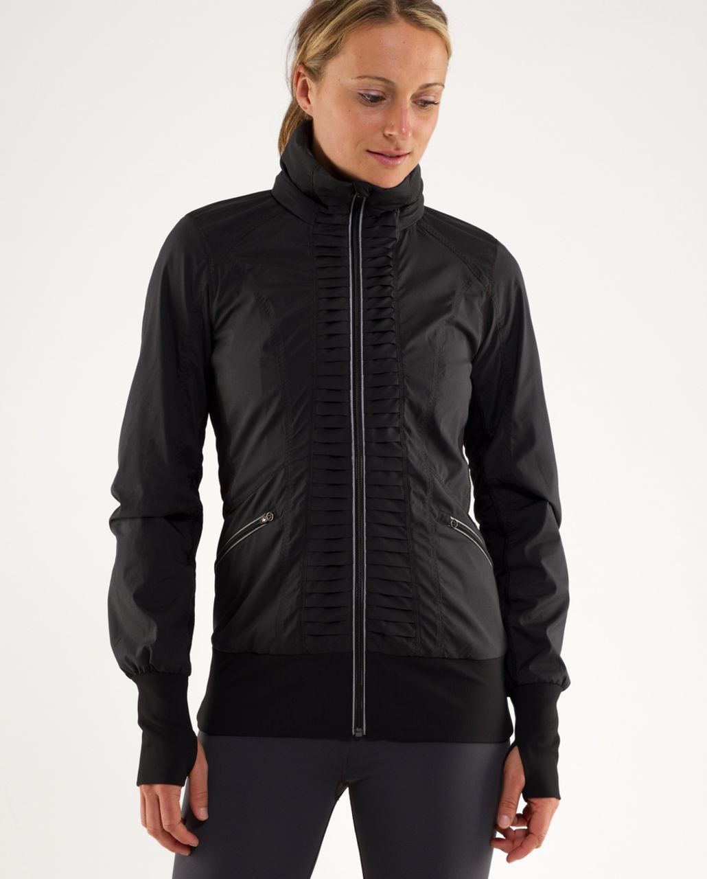 Lululemon Run: Back on Track Tight - Black / Heathered Black - lulu fanatics