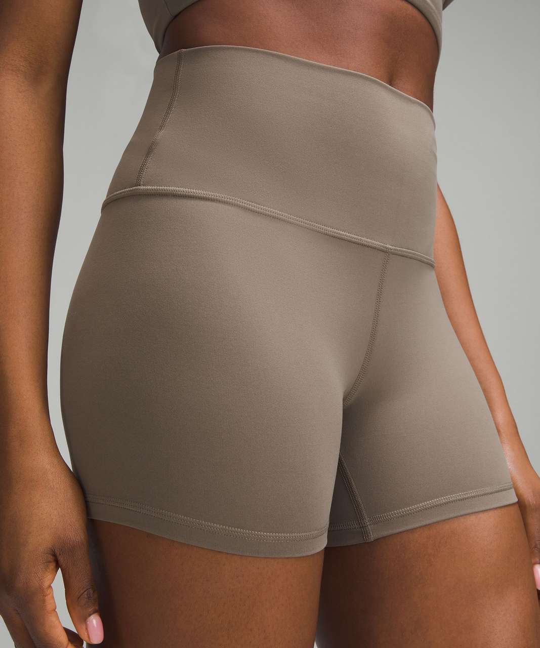 NWT Lululemon Align High Rise Short 4 Espresso Size 6