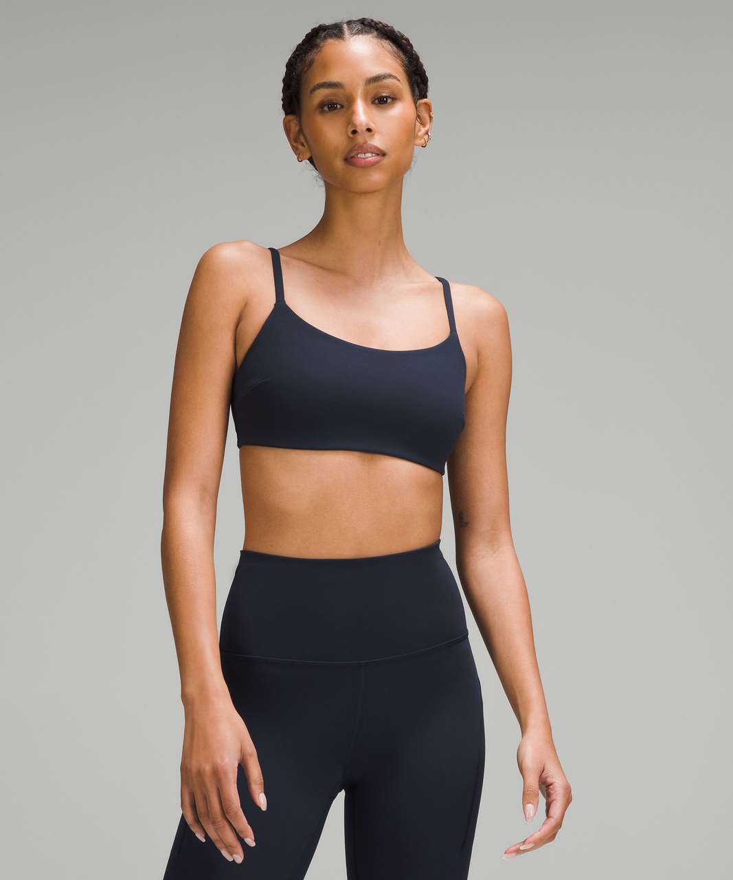 LULULEMON WUNDER TRAIN LONG LINE BRA, UNDERTONE BLACK MULTI, NWT