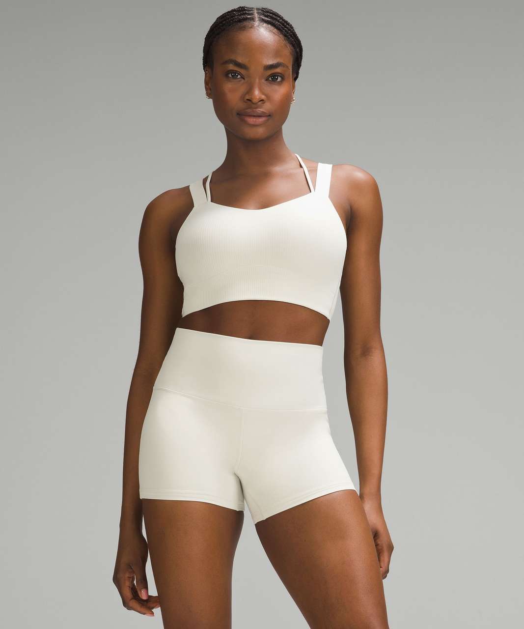 Lululemon Like a Cloud Ribbed Bra *Light Support, B/C Cup - Lunar Rock -  lulu fanatics