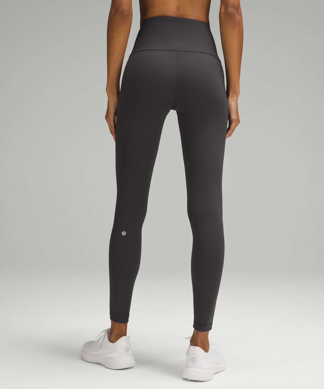 Lululemon Wunder Train High-Rise Ribbed Tight 25" - Graphite Grey