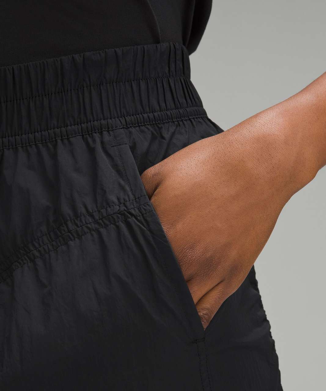 Lululemon High-Rise Ruched Mini Skirt - Black