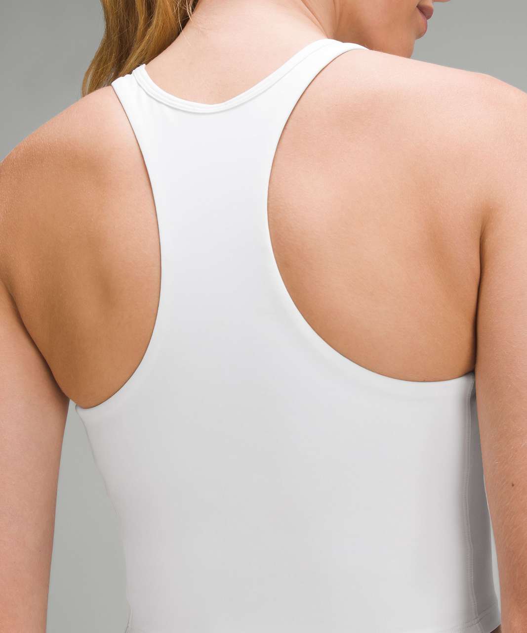 Lululemon Cropped V-Neck Tennis Tank Top - White