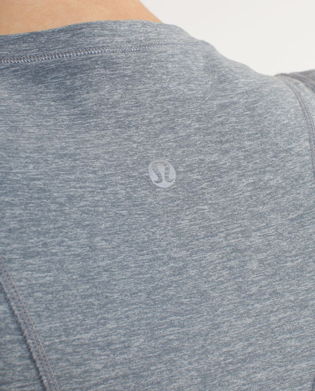 Lululemon Run:  Back On Track Long Sleeve Tech - Heathered Blurred Grey