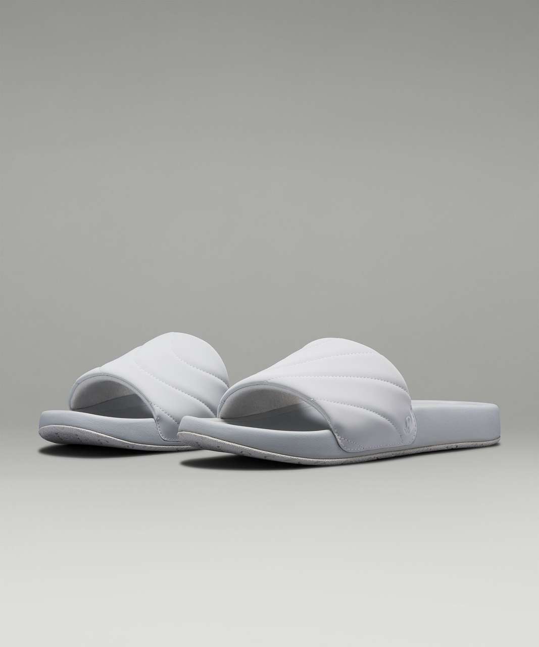 Lululemon Restfeel Womens Slide *Quilted - Vapor / Vapor / Vapor