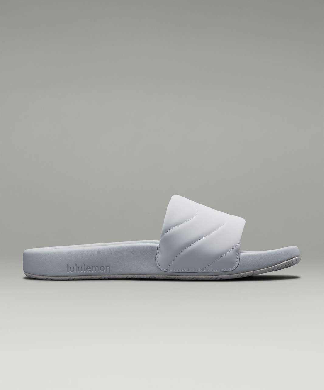 Lululemon Restfeel Womens Slide *Quilted - Vapor / Vapor / Vapor