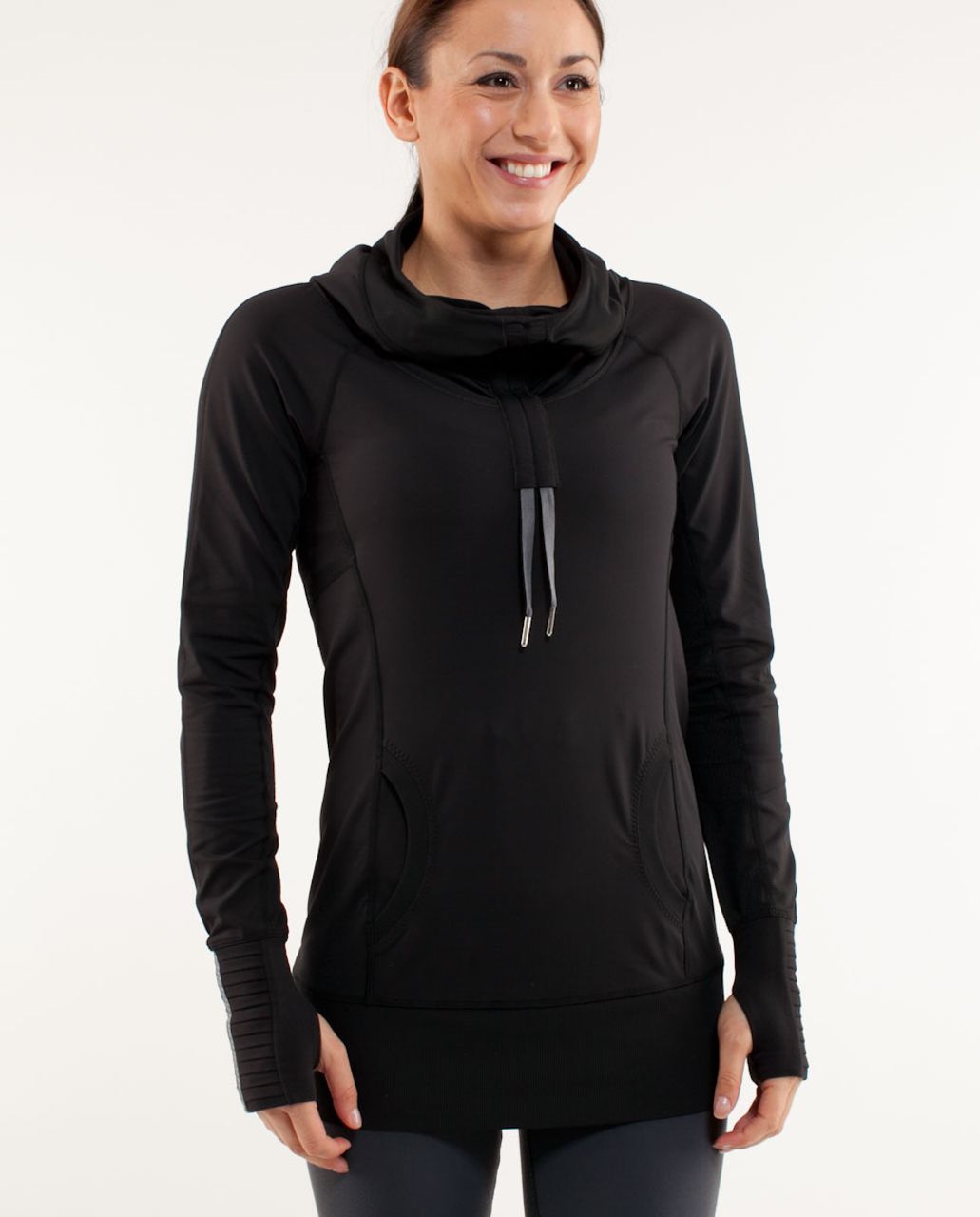 Lululemon Run:  Stay On Course Pullover - Black