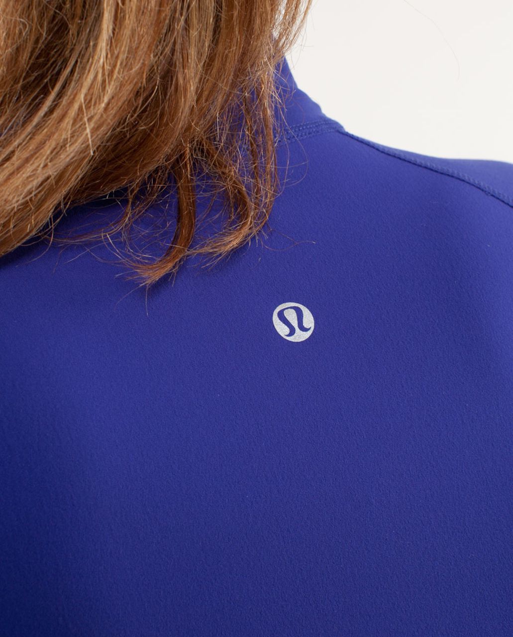 Lululemon Run:  Distance Pullover - Pigment Blue /  Heathered Pigment Blue