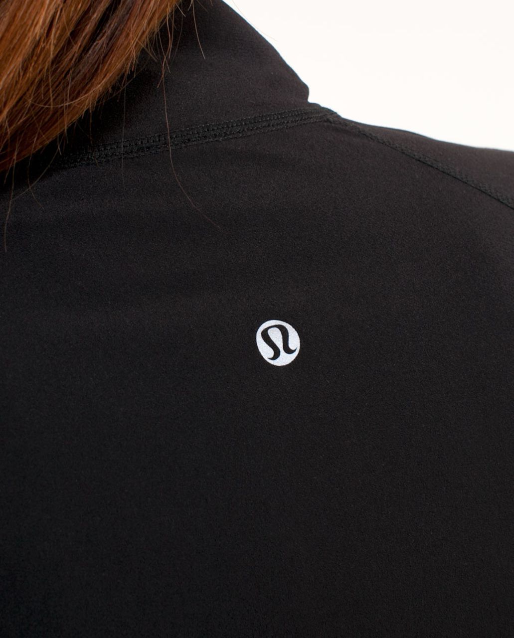 Lululemon Run:  Distance Pullover - Black /  Heathered Black