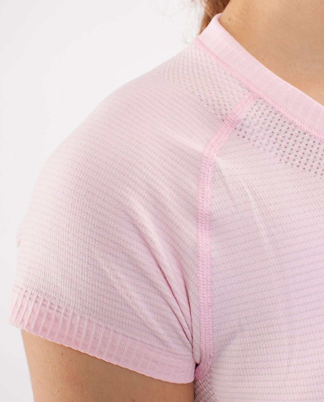 Lululemon Run:  Swiftly Tech Short Sleeve - Pig Pink