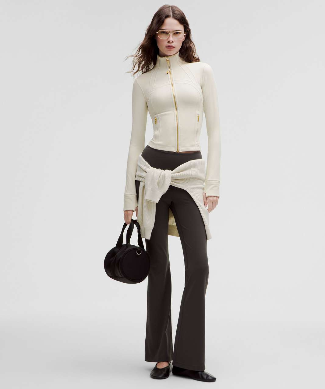 Lululemon Define Cropped Jacket *Nulu - Bone / Gold - lulu Lululemon Define Cropped Jacket *Nulu - Bone / Gold - lulu