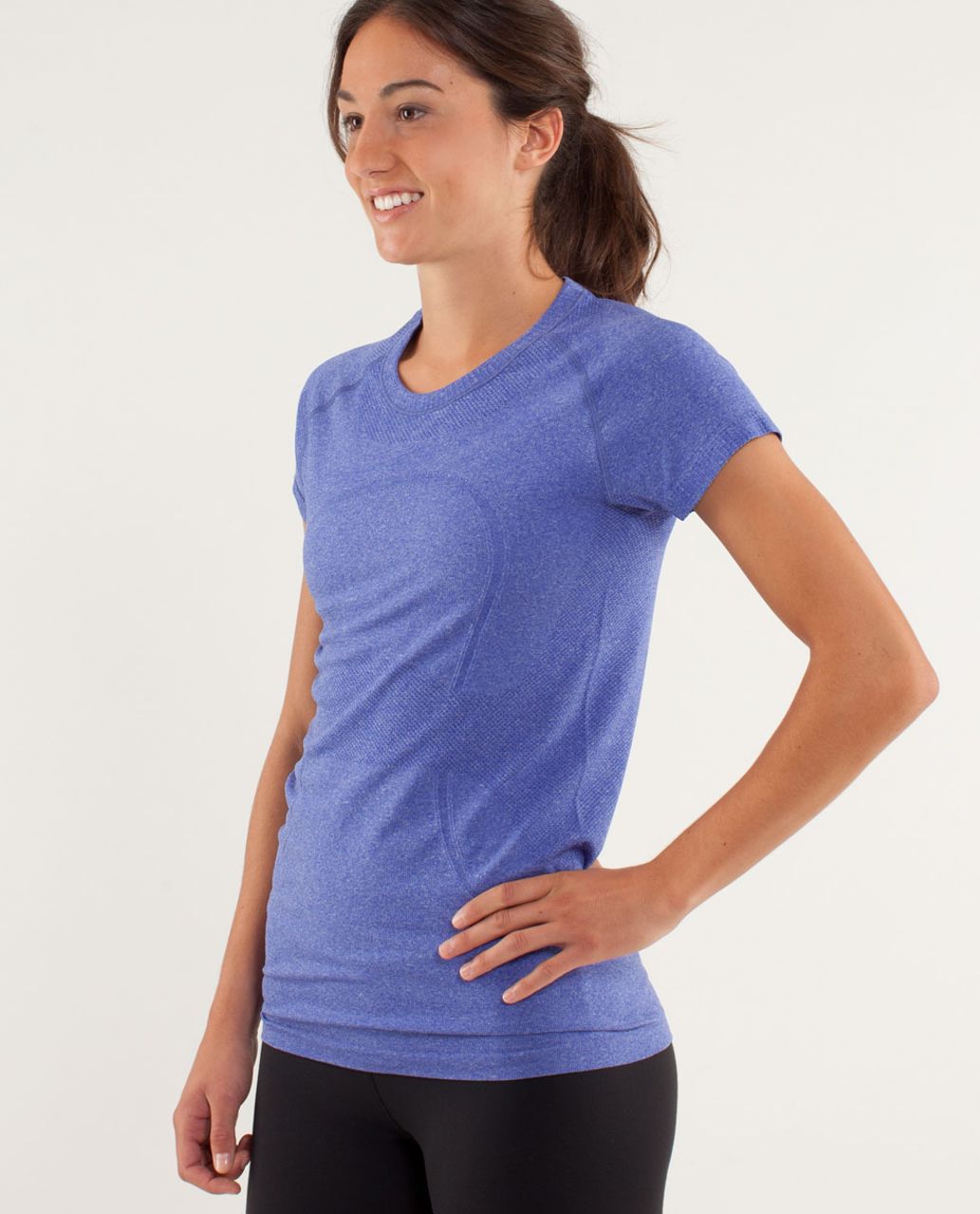 Lululemon Run:  Swiftly Tech Short Sleeve - Pigment Blue