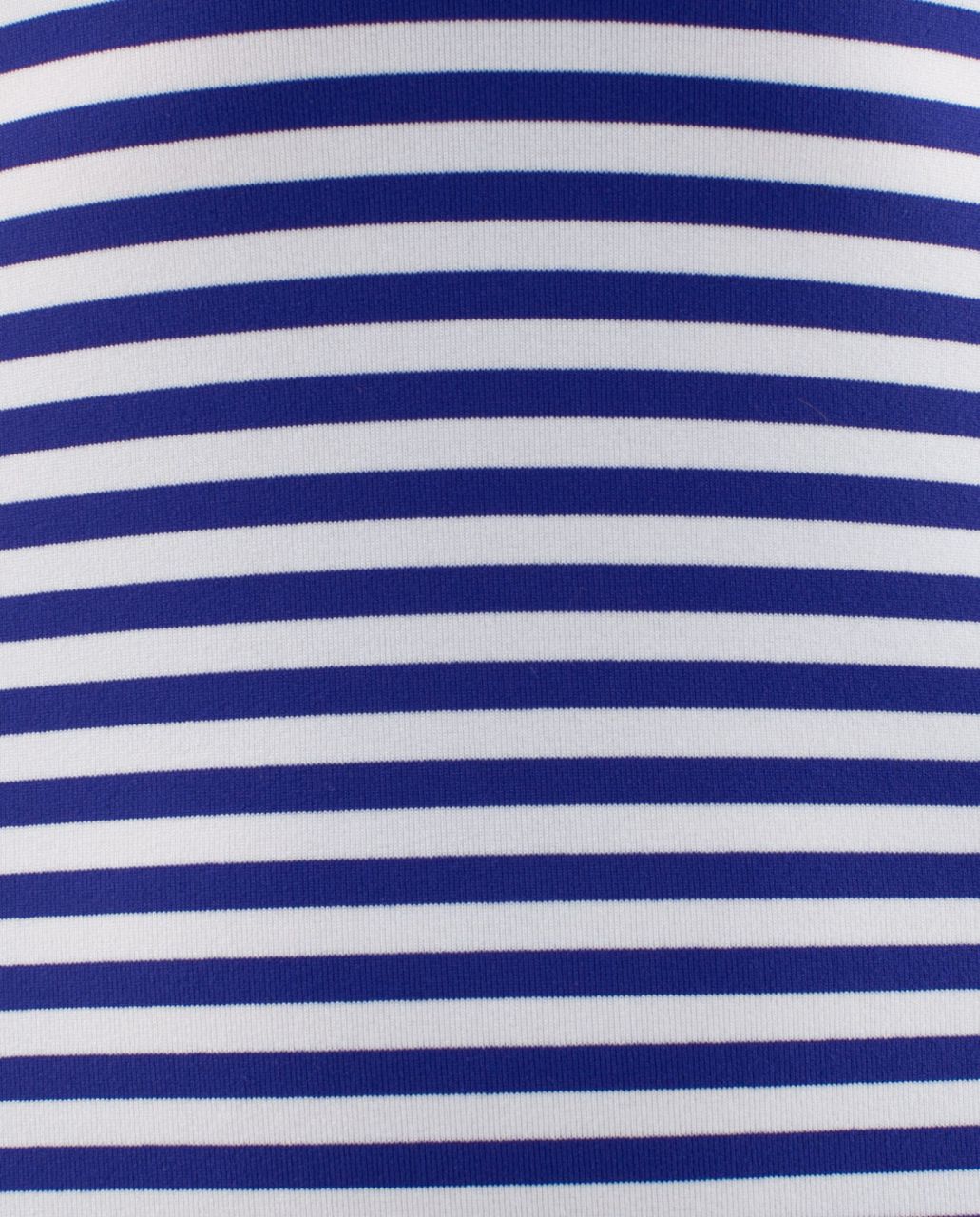 Lululemon Cool Racerback - Pigment Blue White Narrow Bold Stripe