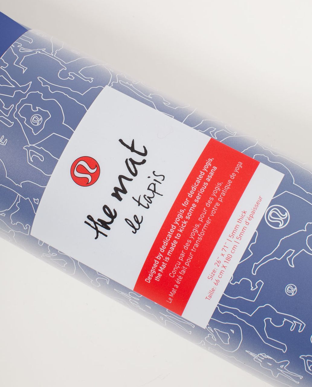 Lululemon The Mat - Pigment Blue /  Deep Coal