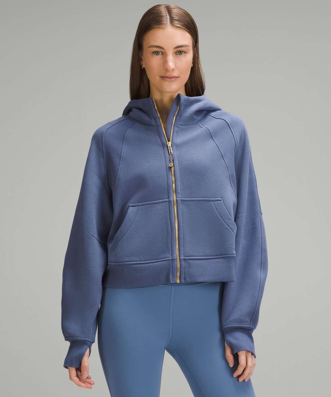 Lululemon Scuba Oversized Full-Zip Hoodie - Shade / Gold Lululemon Scuba Oversized Full-Zip Hoodie - Shade / Gold