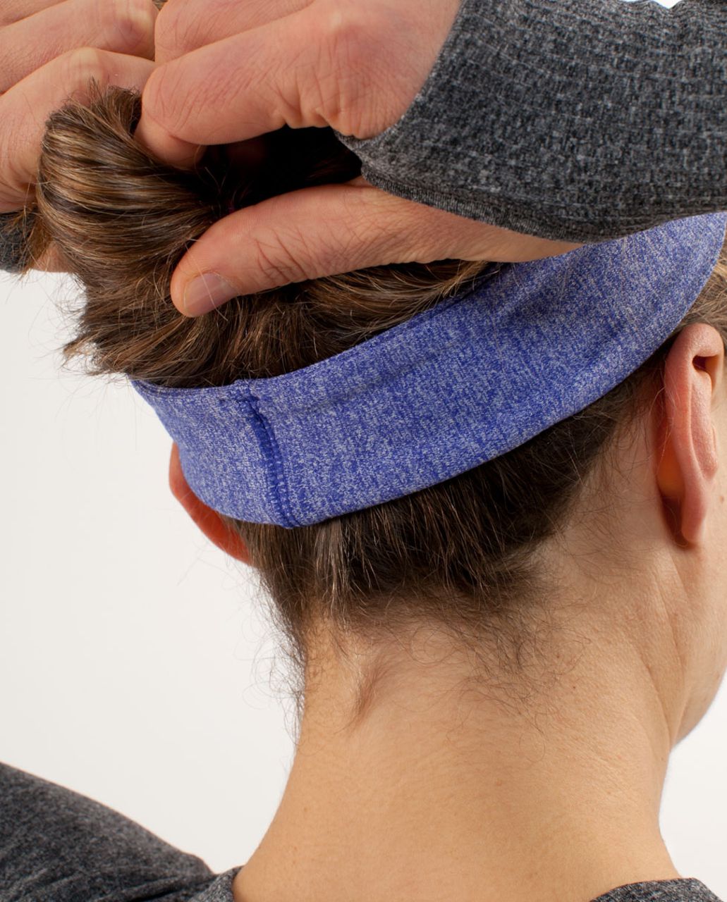 Lululemon Lucky Luon Headband - Heathered Pigment Blue