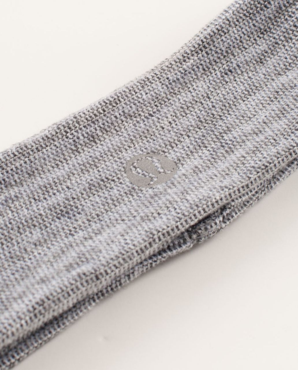 Lululemon Lucky Luon Headband - Deep Coal Silver Spoon Pique