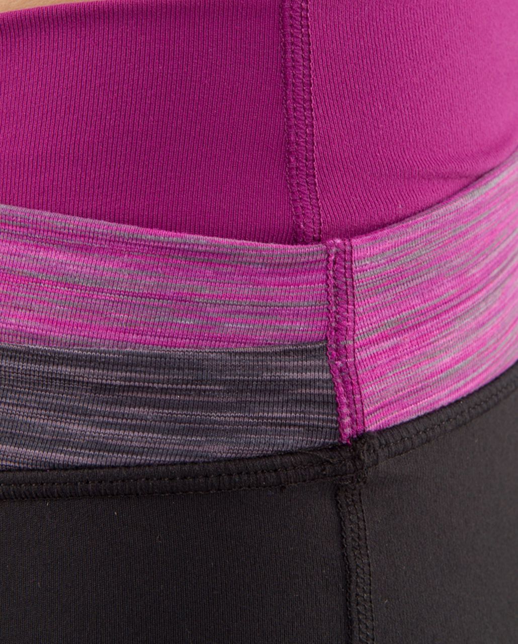 Lululemon Astro Pant (Tall) - Black /  Magnum Space Dye /  Dew Berry Space Dye