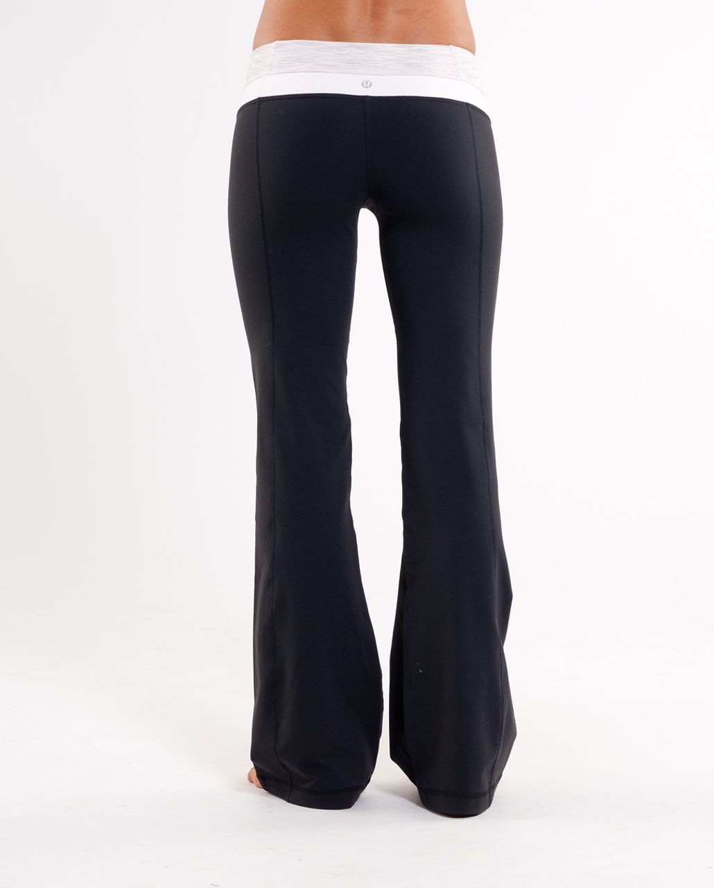 Lululemon Groove Pant (Tall) - Black /  Pink Mist Space Dye /  Pink Mist