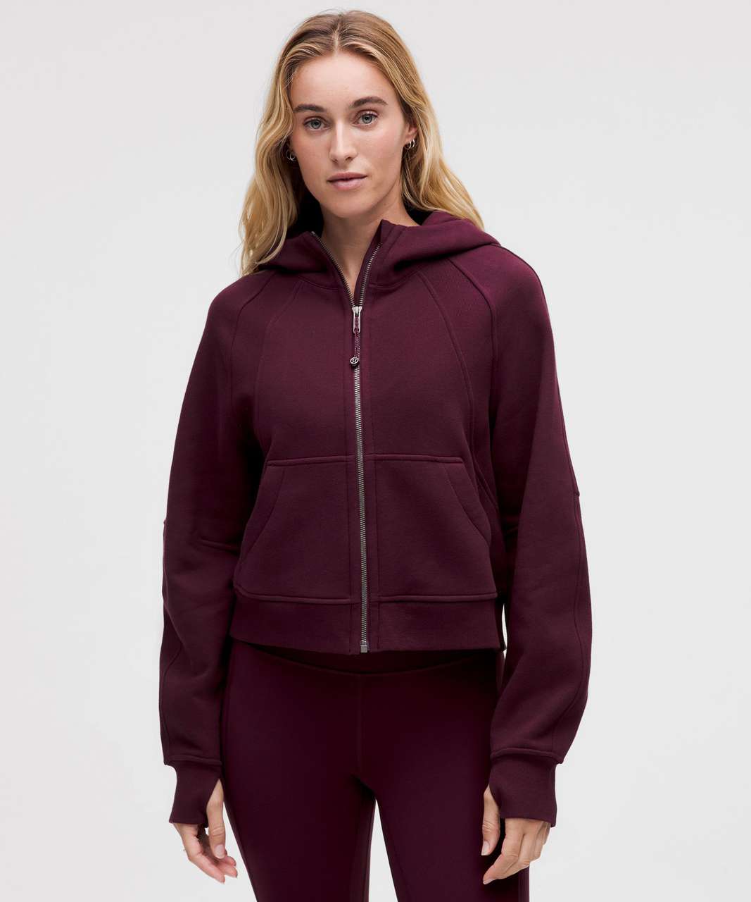 Lululemon Scuba Oversized Full-Zip Hoodie - Garnet - lulu Lululemon Scuba Oversized Full-Zip Hoodie - Garnet - lulu