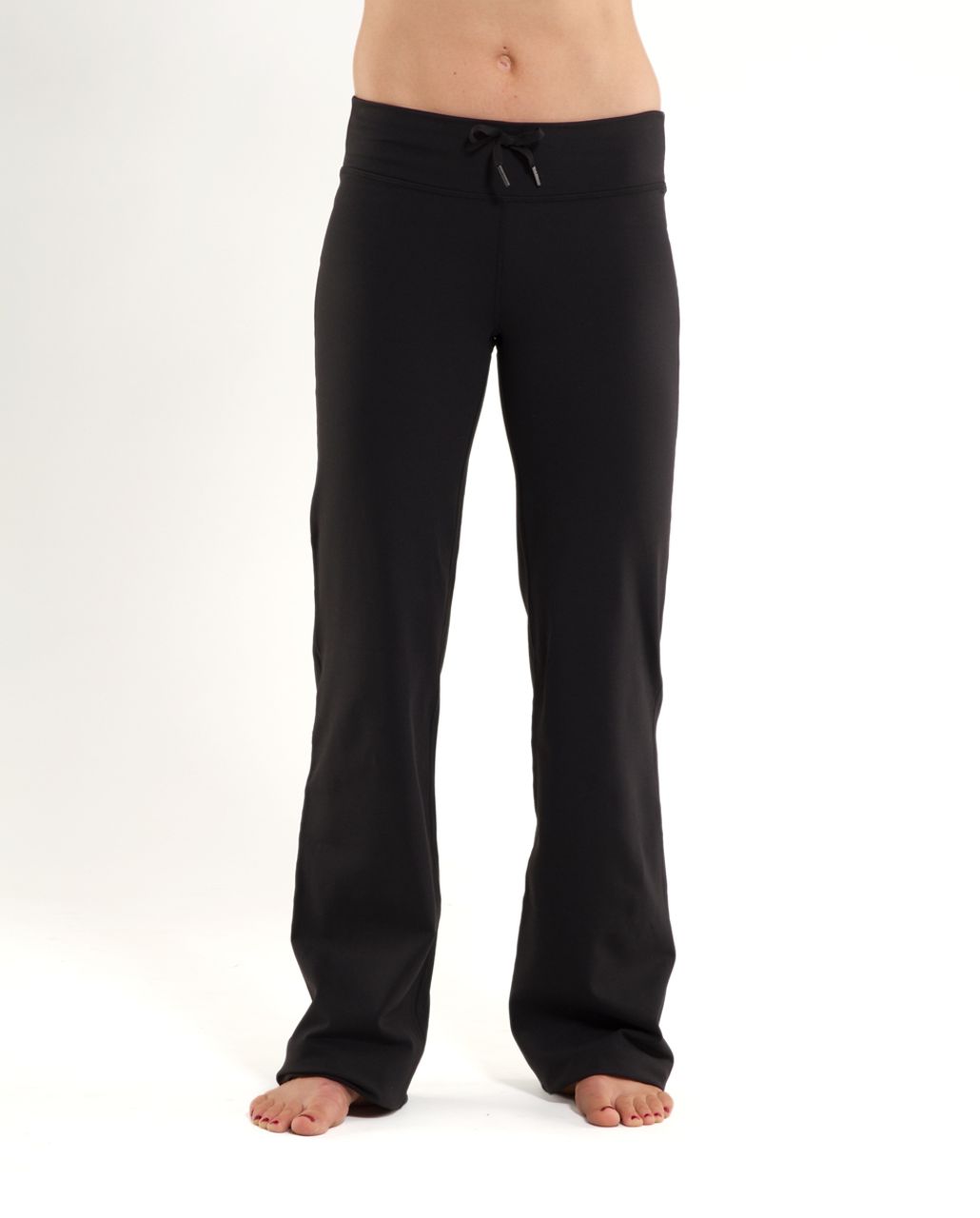 Lululemon Relaxed-Fit High-Rise Knit Cropped Pants 24 - Black - lulu  fanatics