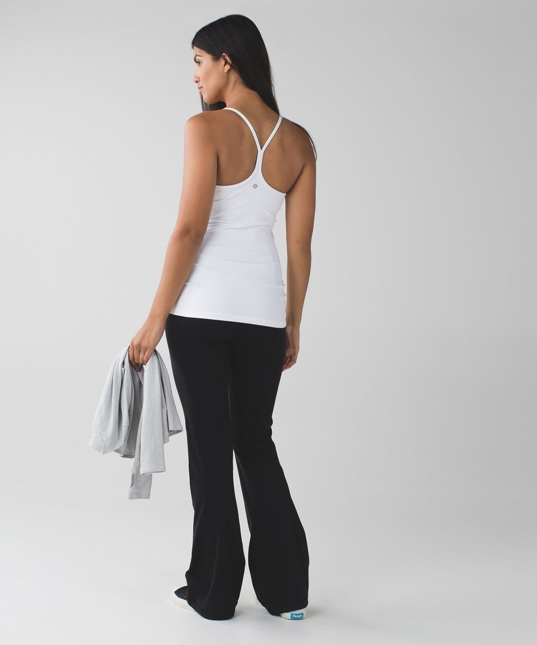 Lululemon Groove Pant III (Tall) - Black / Dramatic Static White Black