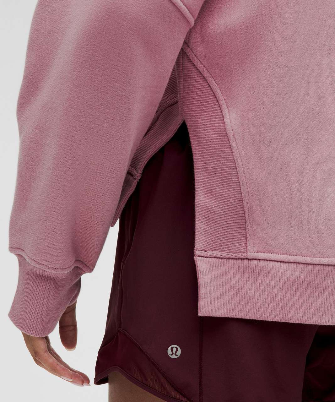 Blush Button Hoodie Blush Button Hoodie