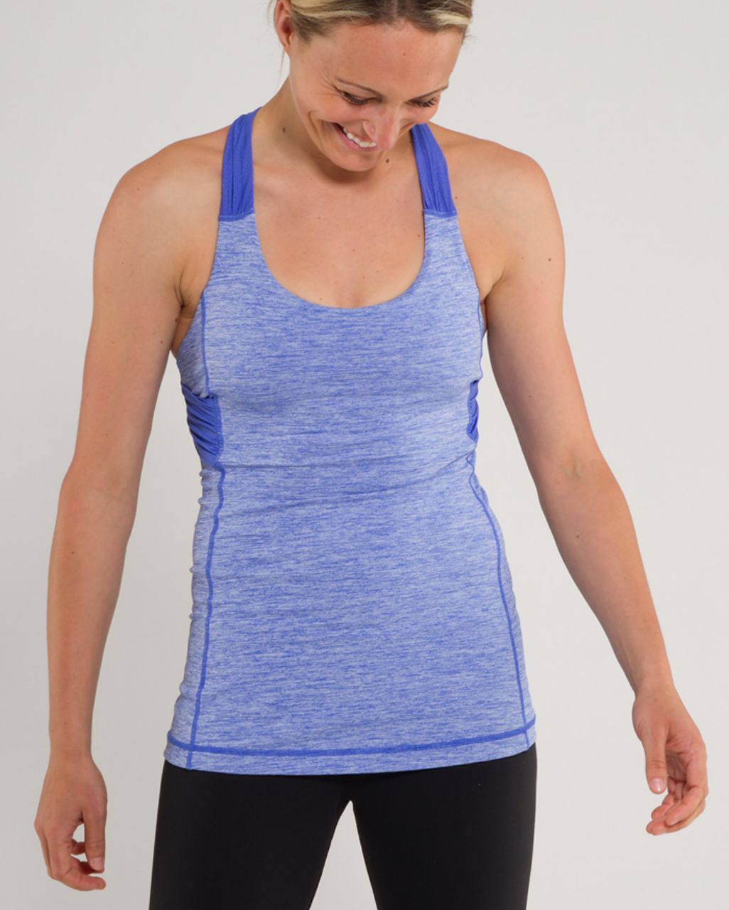 Lululemon Spin Me Tank - Heathered Rocksteady /  Rocksteady