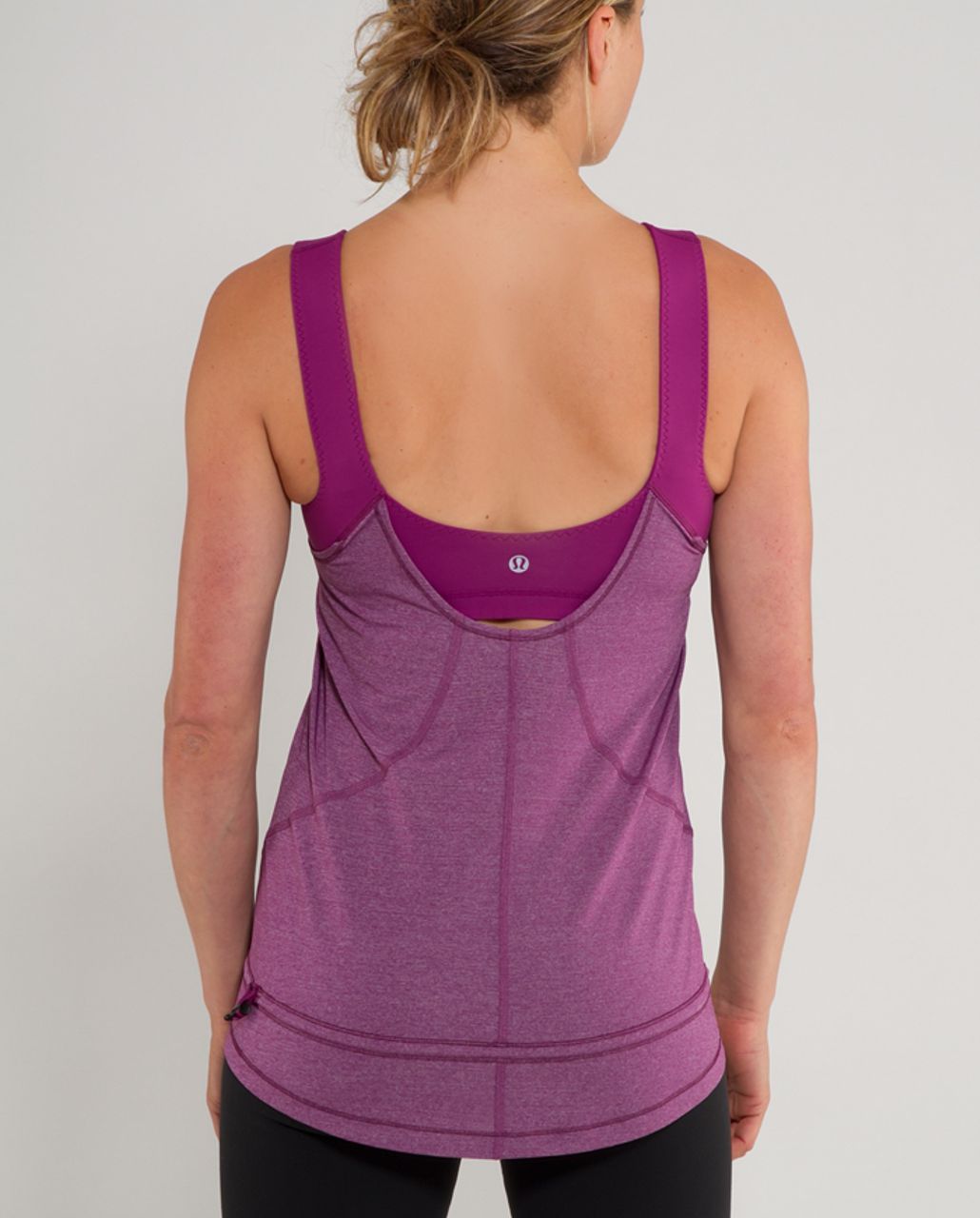 Lululemon Run:  For Your Life Tank - Heathered Dew Berry /  Dew Berry