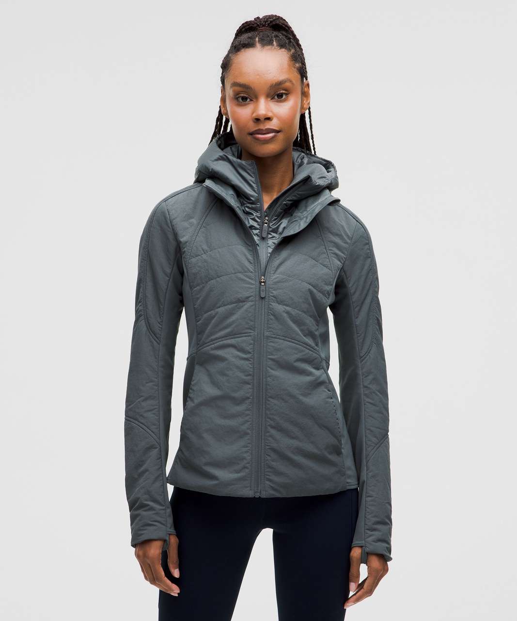 Lululemon Another Mile Jacket - Oil Grey - lulu fanatics Lululemon Another Mile Jacket - Oil Grey - lulu fanatics