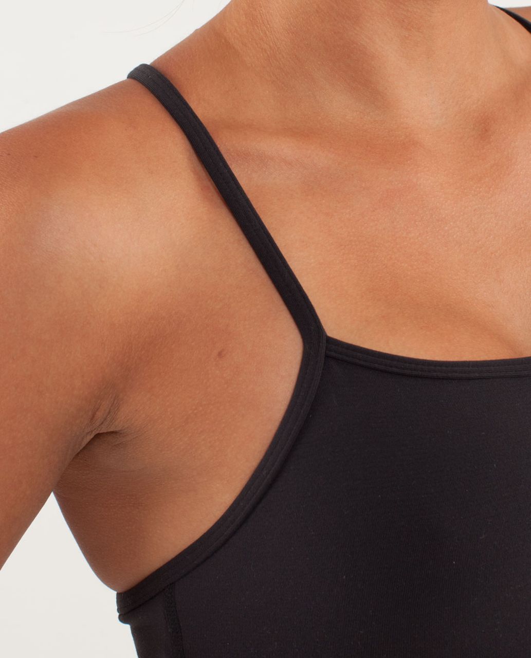 Lululemon Power Y Tank*Silver - Black