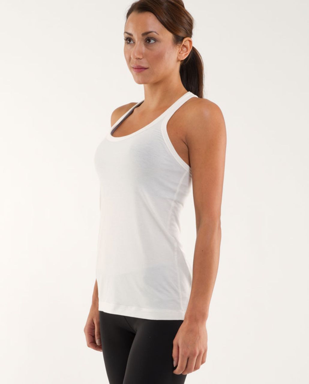 Lululemon Modern Racer Tank - Heathered Ghost