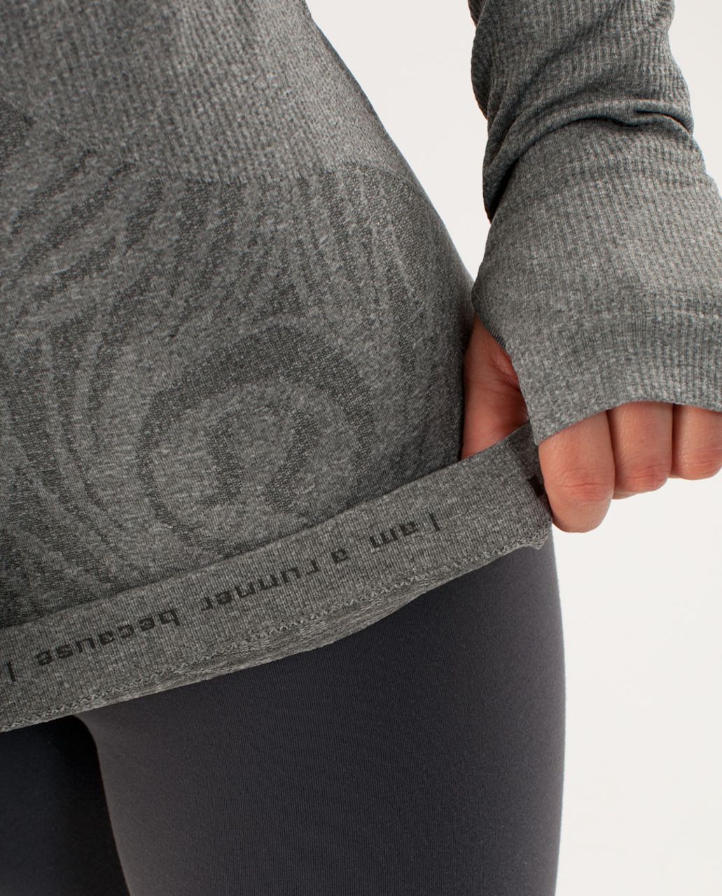 Lululemon Run:  Take Flight Pullover Tech - Dark Classic Sport Grey