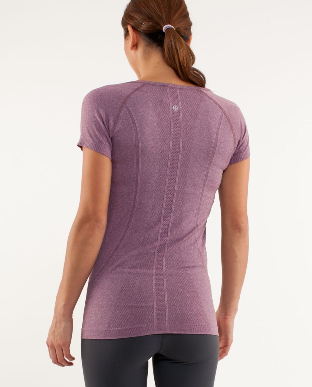 Lululemon Run:  Swiftly Tech V Neck - Muted Mauve