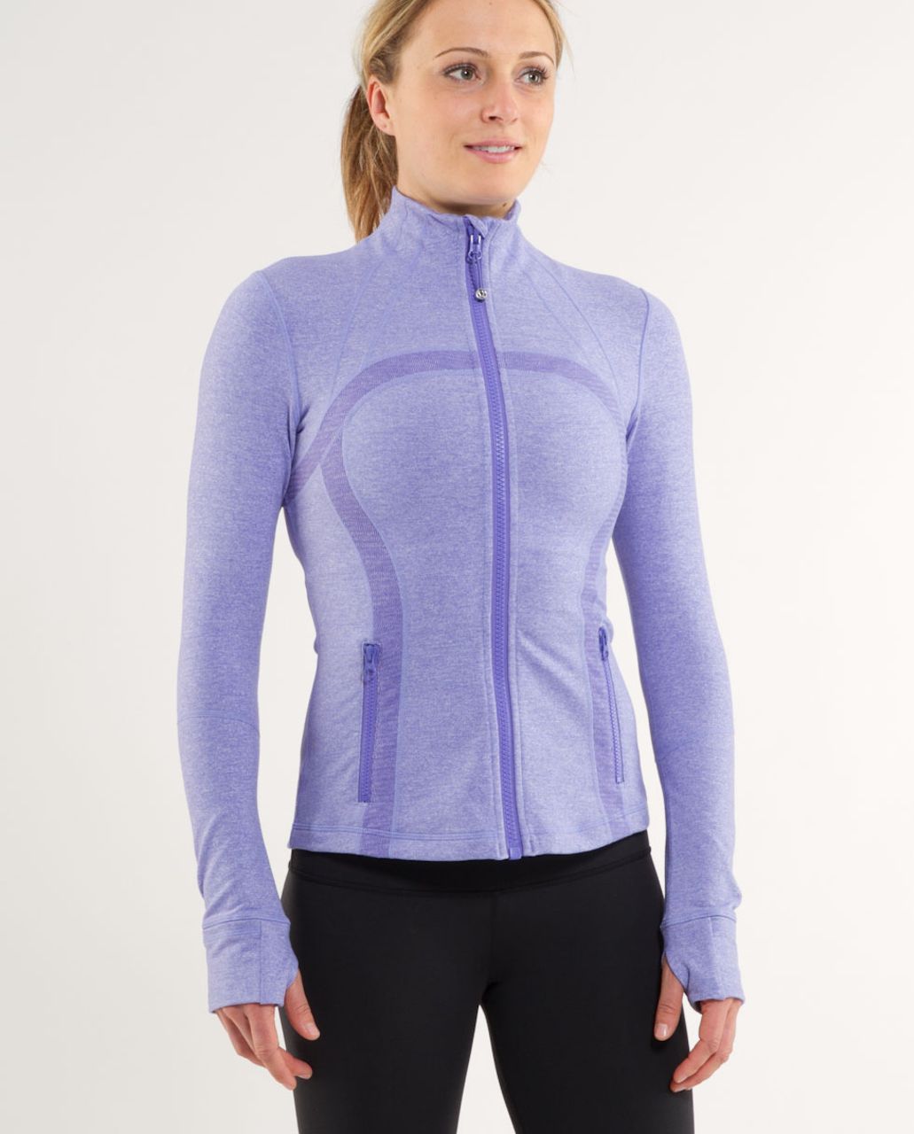 Sale!! Lululemon Women's Jacket Deep Purple Zip Up RN 106259